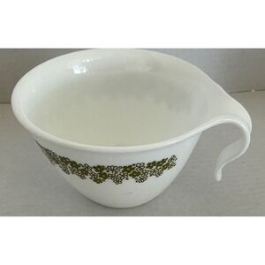 Corelle Vintage Crazy Daisy Spring Blossom Green Tea Cup Hook Handle Vitrelle